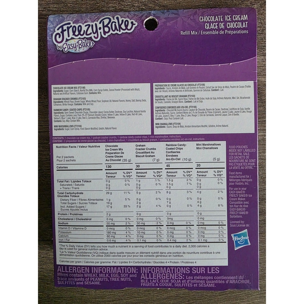 Easy-Bake Freezy Bake Ice Cream Refill Mix Bundle Strawberry & Chocolate 2 Pack - Picture 4 of 6